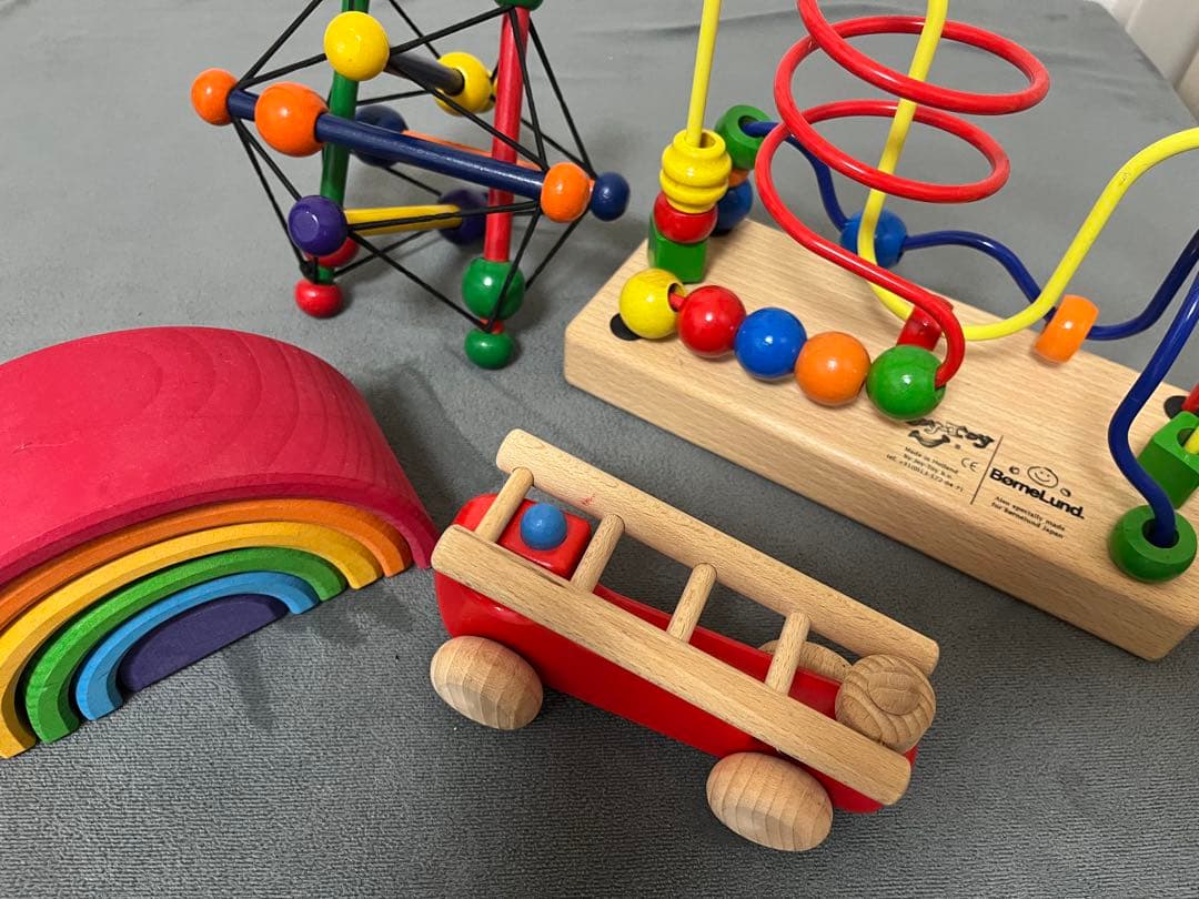 グリムス社　ボーネルンド　木のおもちゃまとめ、