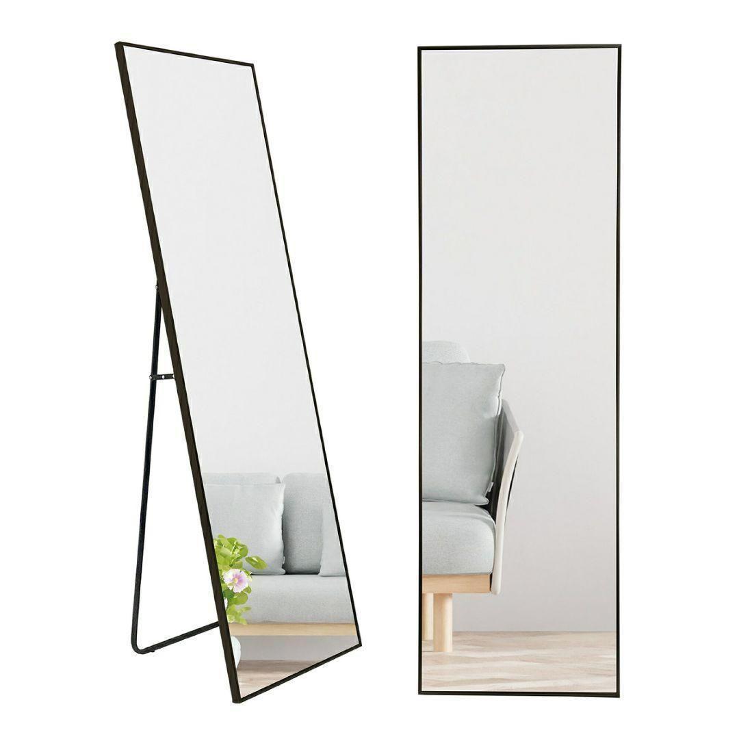 スタンドミラー 150cmx40cm 全身鏡 ゴールド 1421