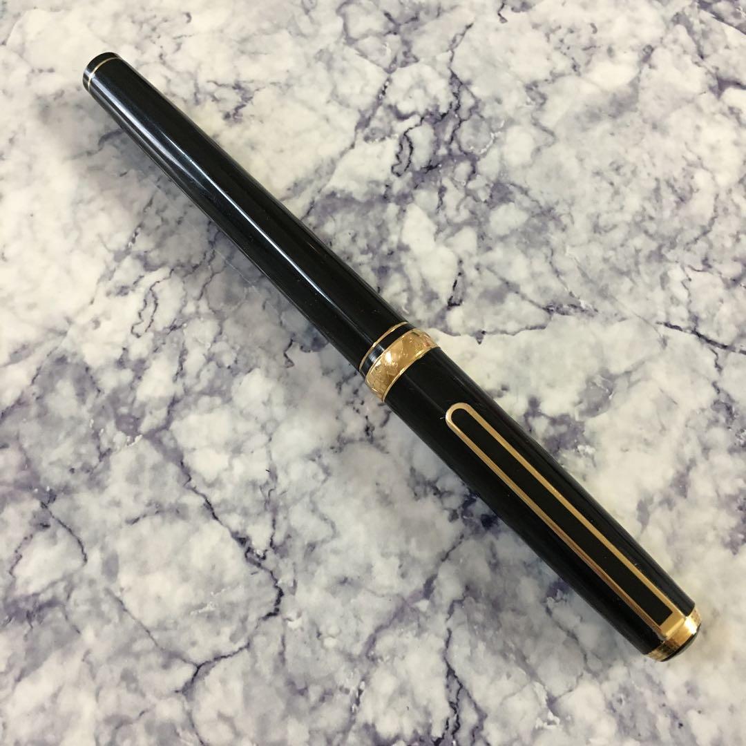 #193 オーバーホール済み 万年筆 PLATINUM プラチナ ロング 22k