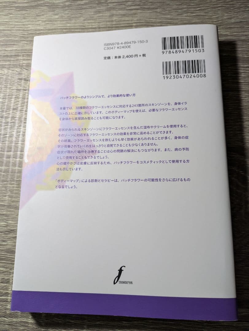 バッチフラワー療法 II ボディーマップ