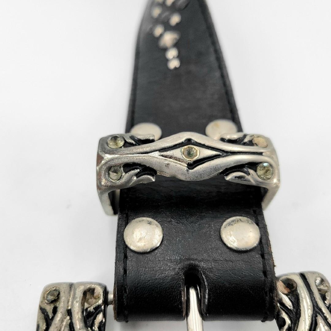 良品 TornadoMart トルネードマート ベルト ブラック スタッズ