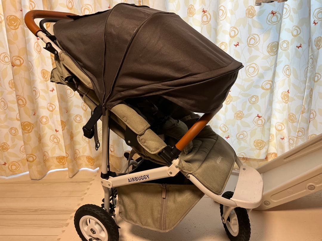 エアバギー ココプレミア　フロムバース/ストーン　レインカバー付