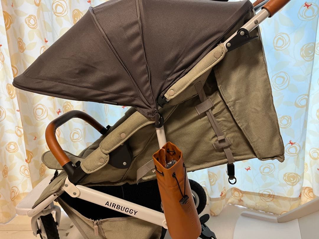 エアバギー ココプレミア　フロムバース/ストーン　レインカバー付