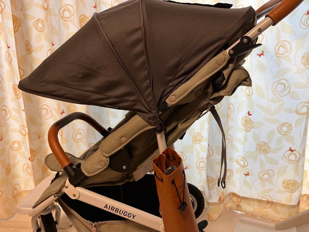 エアバギー ココプレミア　フロムバース/ストーン　レインカバー付