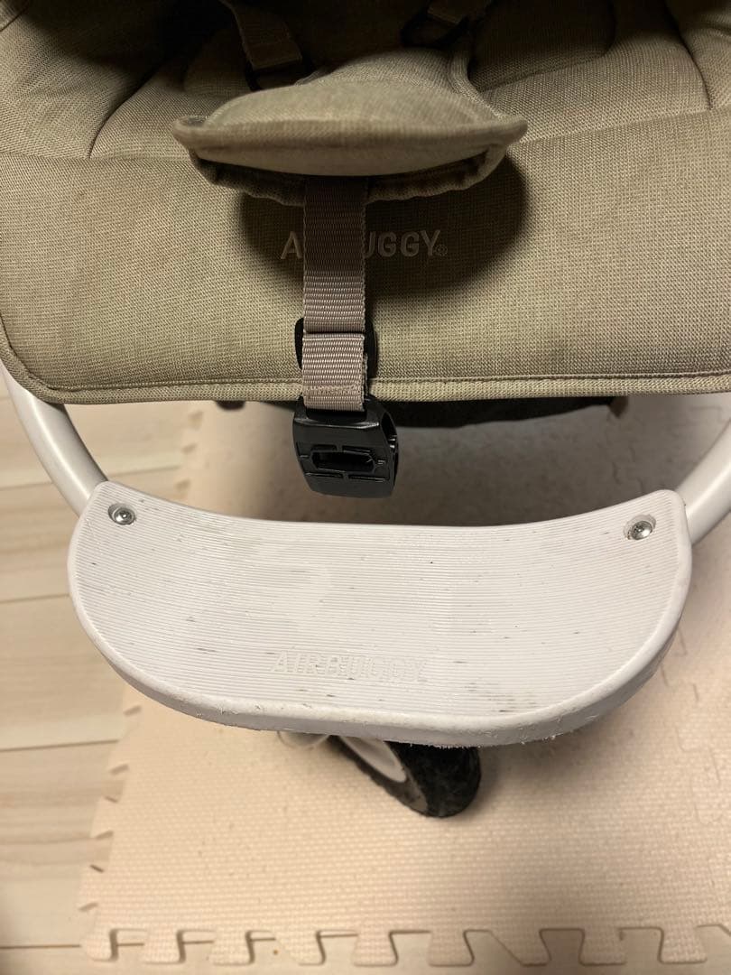 エアバギー ココプレミア　フロムバース/ストーン　レインカバー付