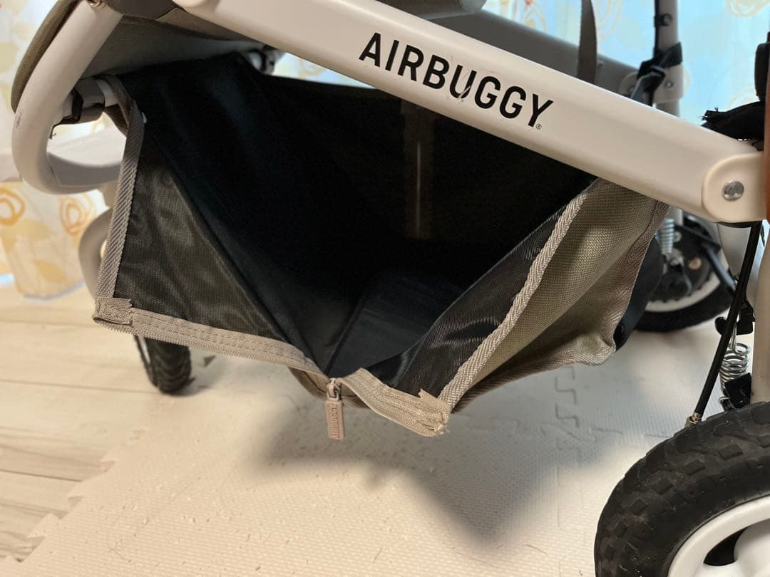 エアバギー ココプレミア　フロムバース/ストーン　レインカバー付