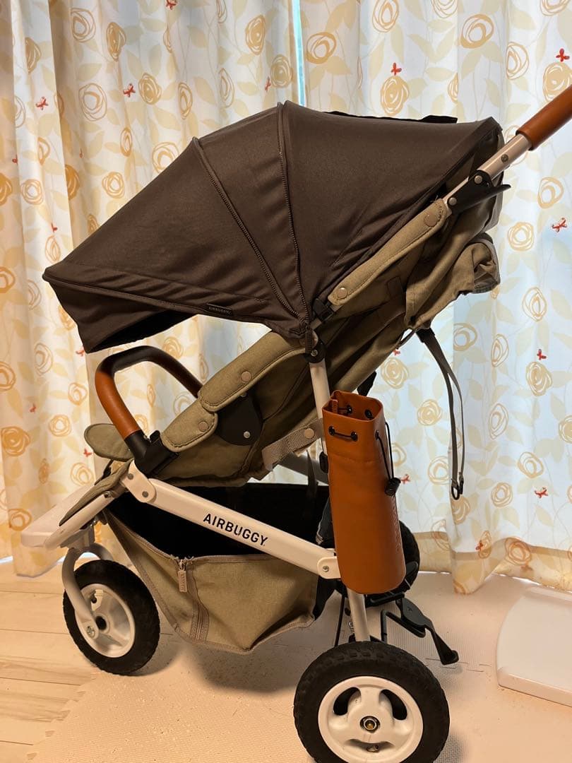 エアバギー ココプレミア　フロムバース/ストーン　レインカバー付