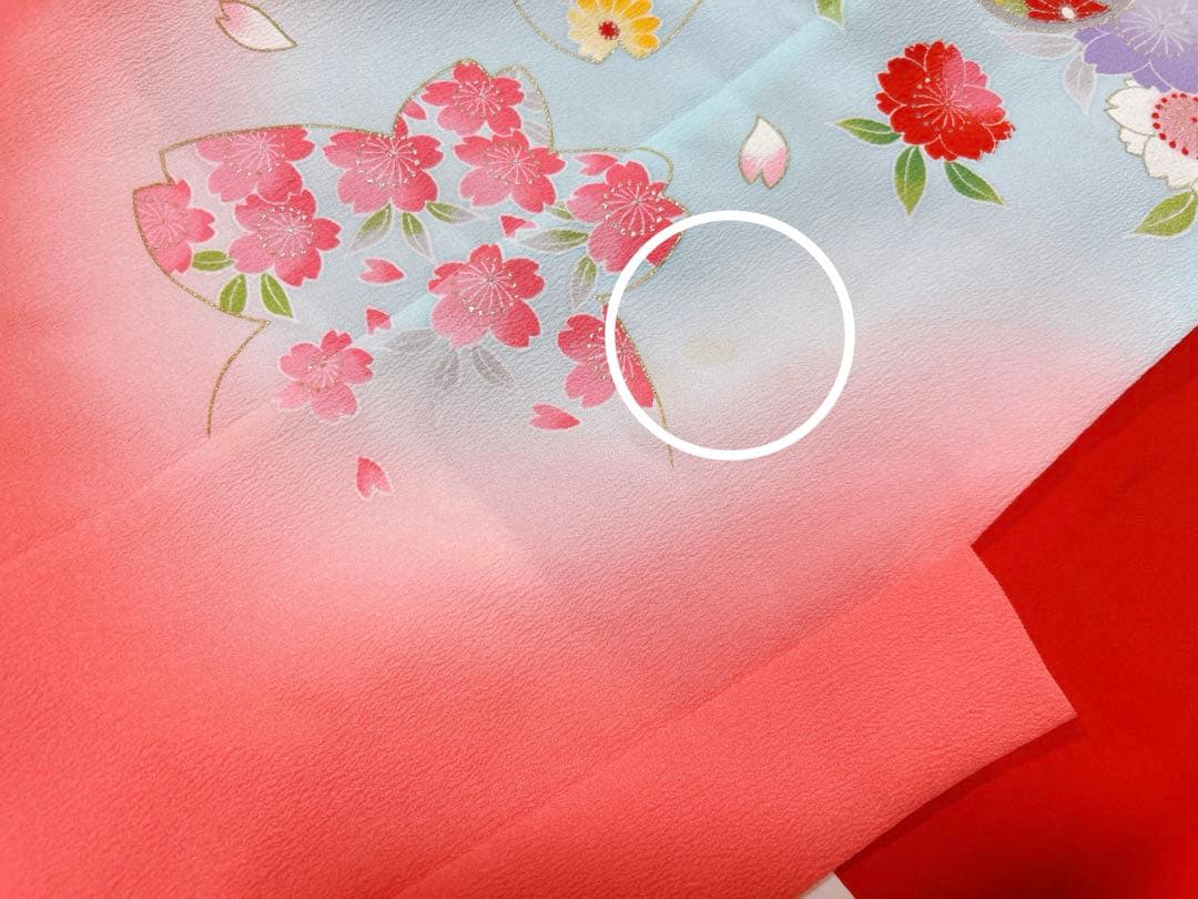 ピンク×水色♡七五三　7歳　女の子　フルセット　一式