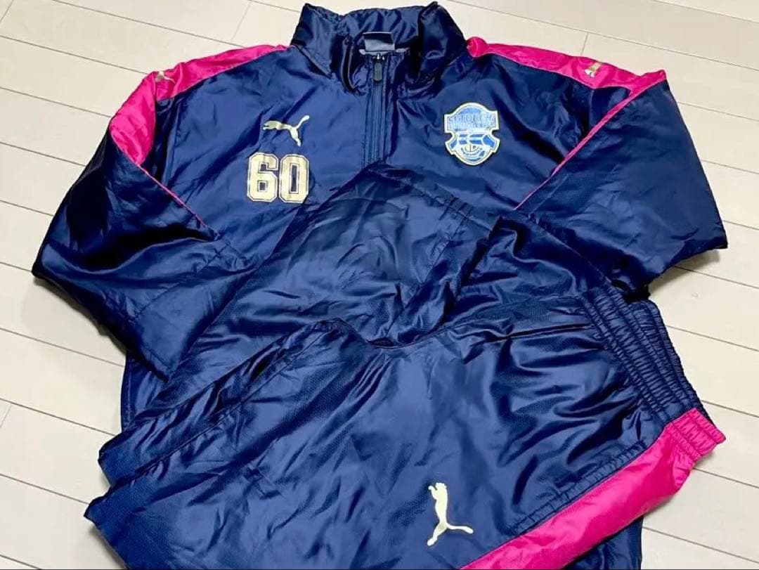 PUMA プーマ 瀬戸内高校サッカー部 ウォーマー ウインドブレーカー 上下