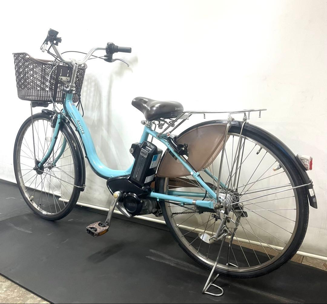 1年保証　ブリヂストン　アシスタ　26インチ　水色　街乗り　電動アシスト自転車