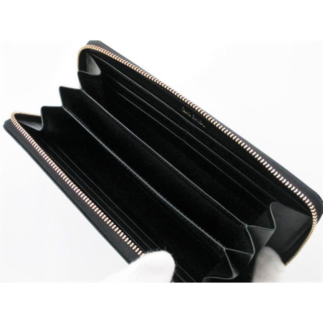 ☆贈り物に☆新品☆箱付☆ポールスミス 人気ファスナー 長財布 ブラック☆