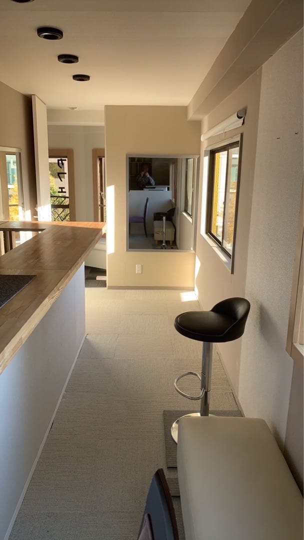 L型　カウンター　ロング　受注製作【購入前にお問い合わせくださいませ】