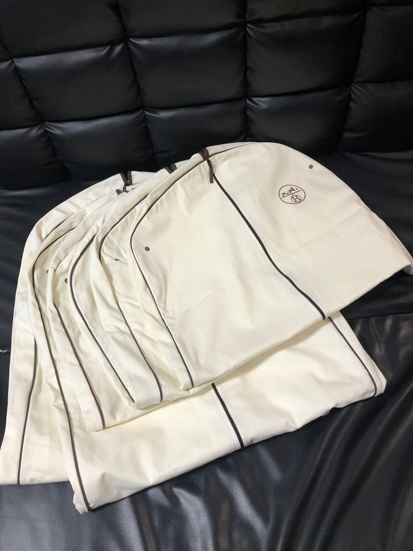 エルメス　ガーメントカバー　ロング2枚、ショート3枚　スーツ、ワンピース等に