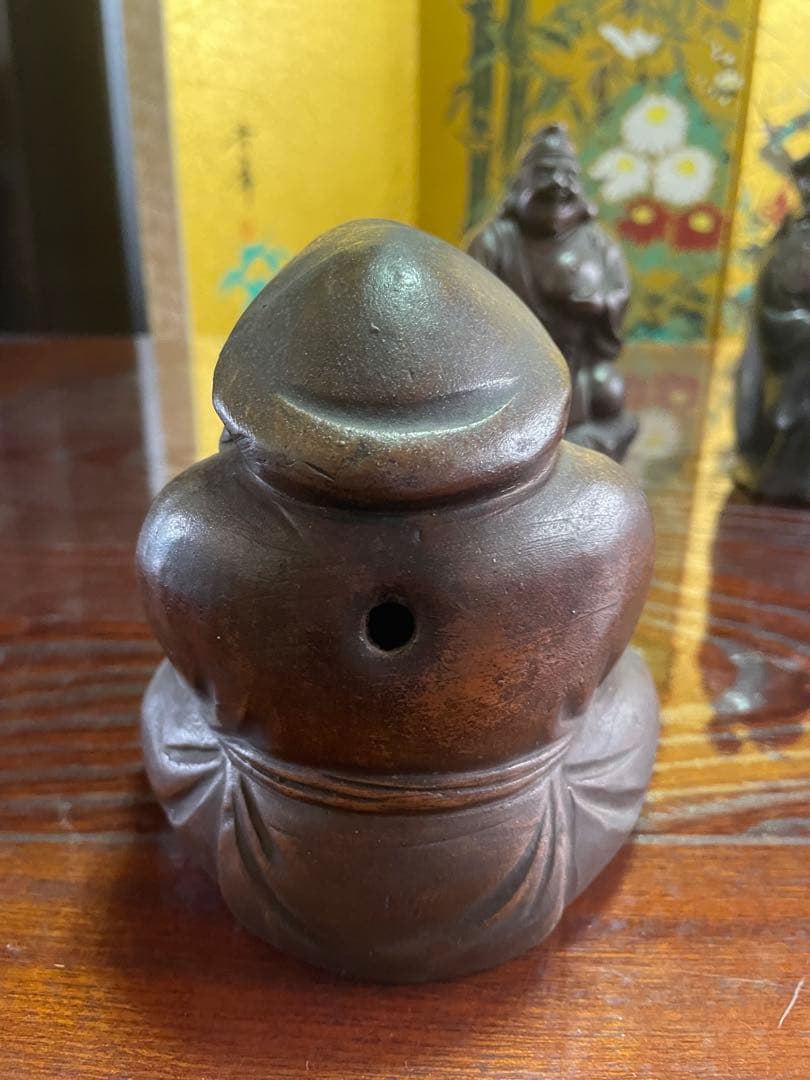 備前焼　大黒、布袋、恵比寿セット