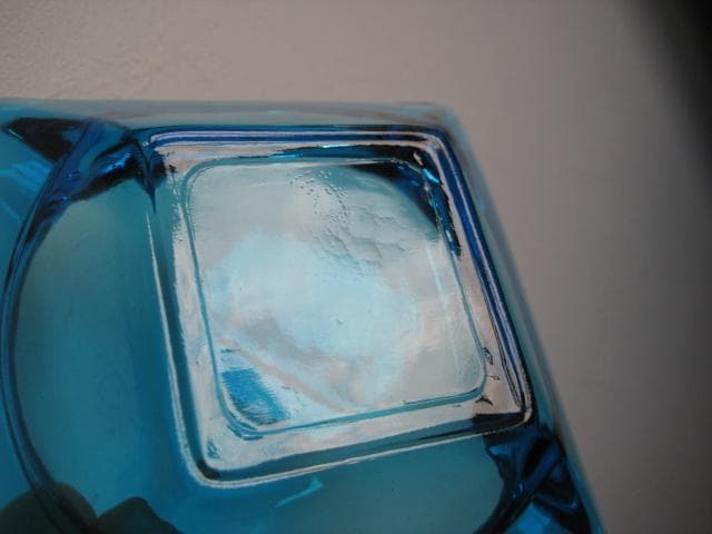 美品 希少 ファイヤーキング 灰皿　レーザーブルー　 M