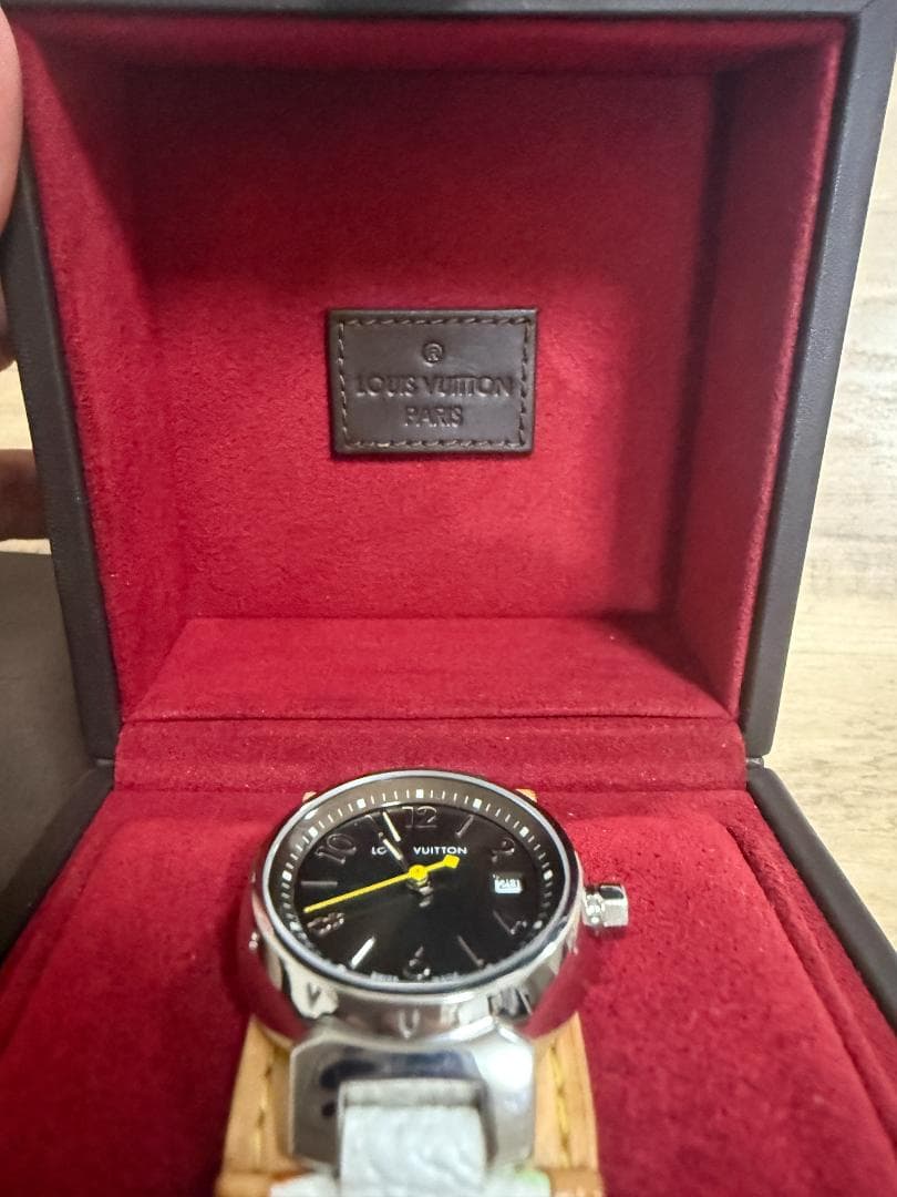 ルイヴィトン 腕時計 Q1211B タンブール マルチカラー ブロン