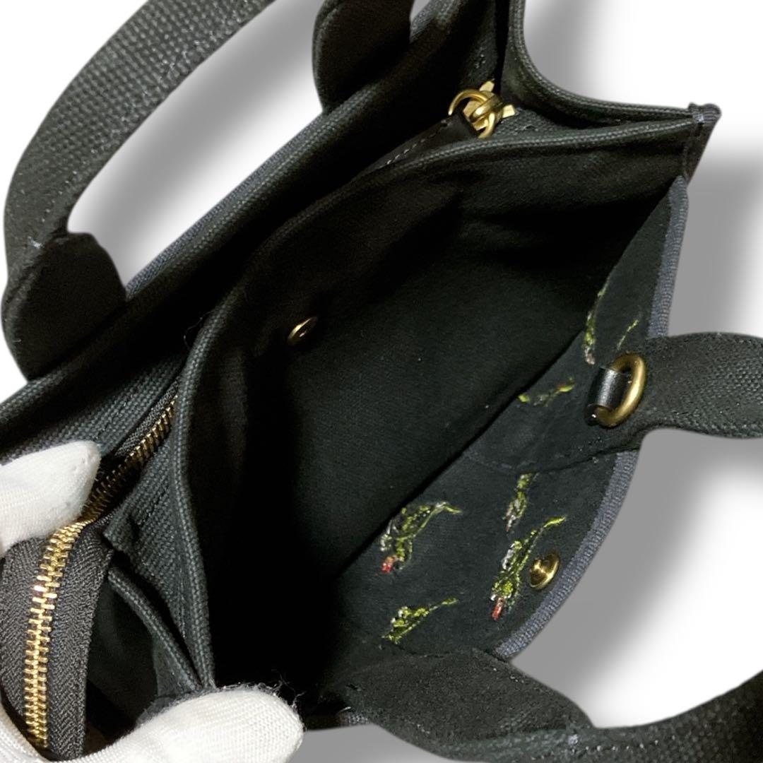 コーチ 良品 2way レキシー 日本限定 カーゴトート26 ブラック 刺繍