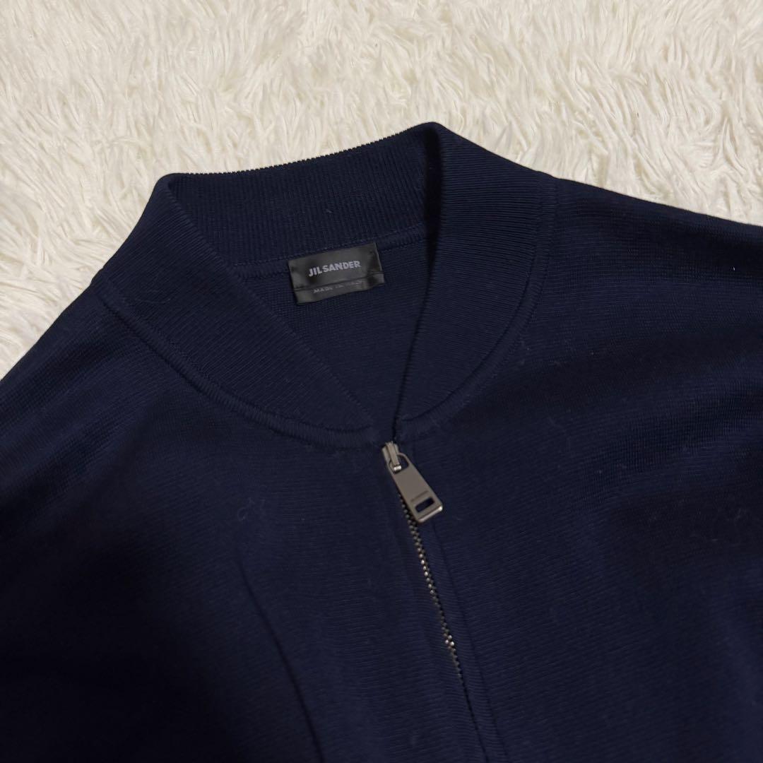 極美品Lサイズ相当　ジルサンダー　ボンバージャケット　ブルゾン　ダブルジップ