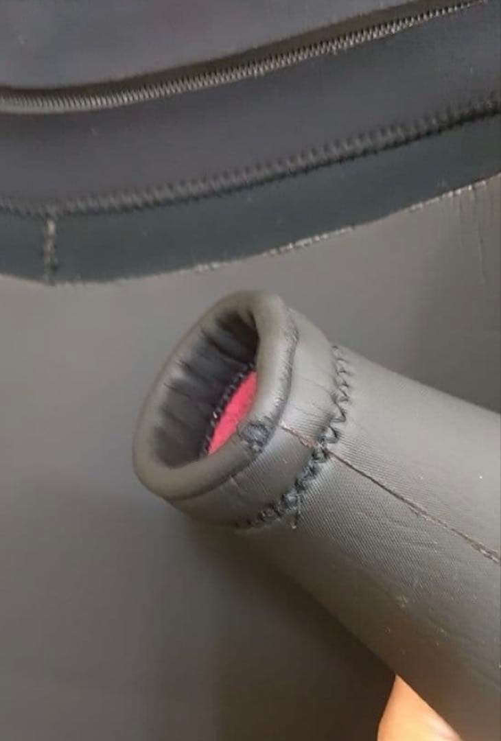 セミドライ　5/3㎜ 裏起毛　MLサイズ　ロングチェストジップ