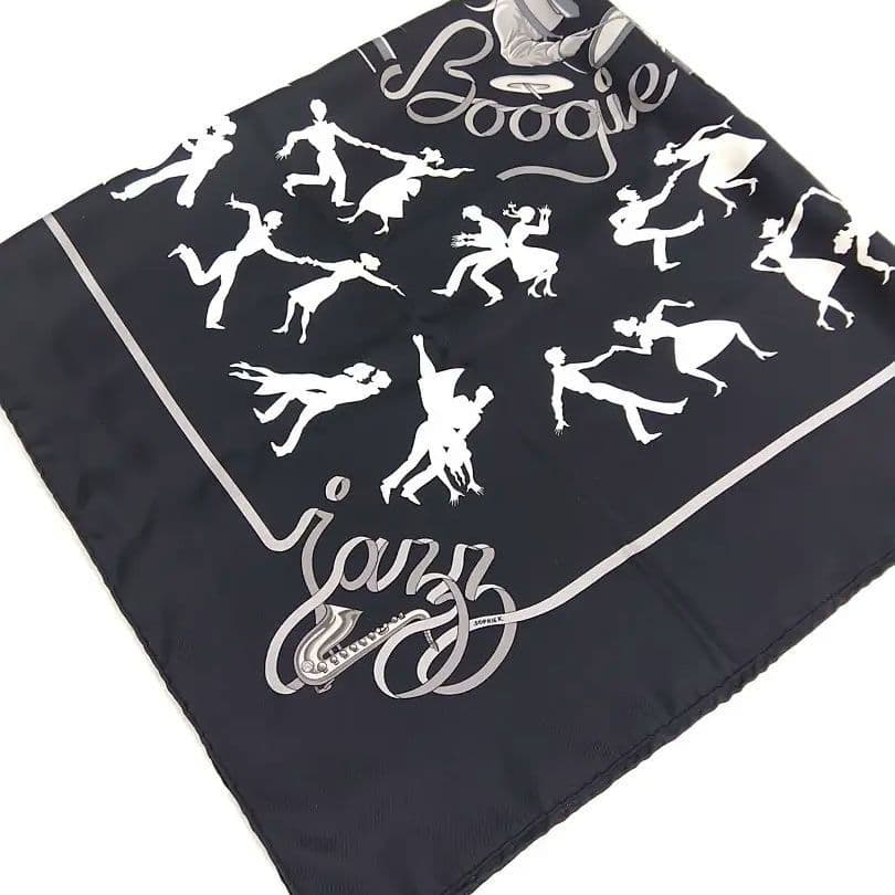 P*a様 レア エルメス HERMES スカーフ カレ90 ブギウギ シルク