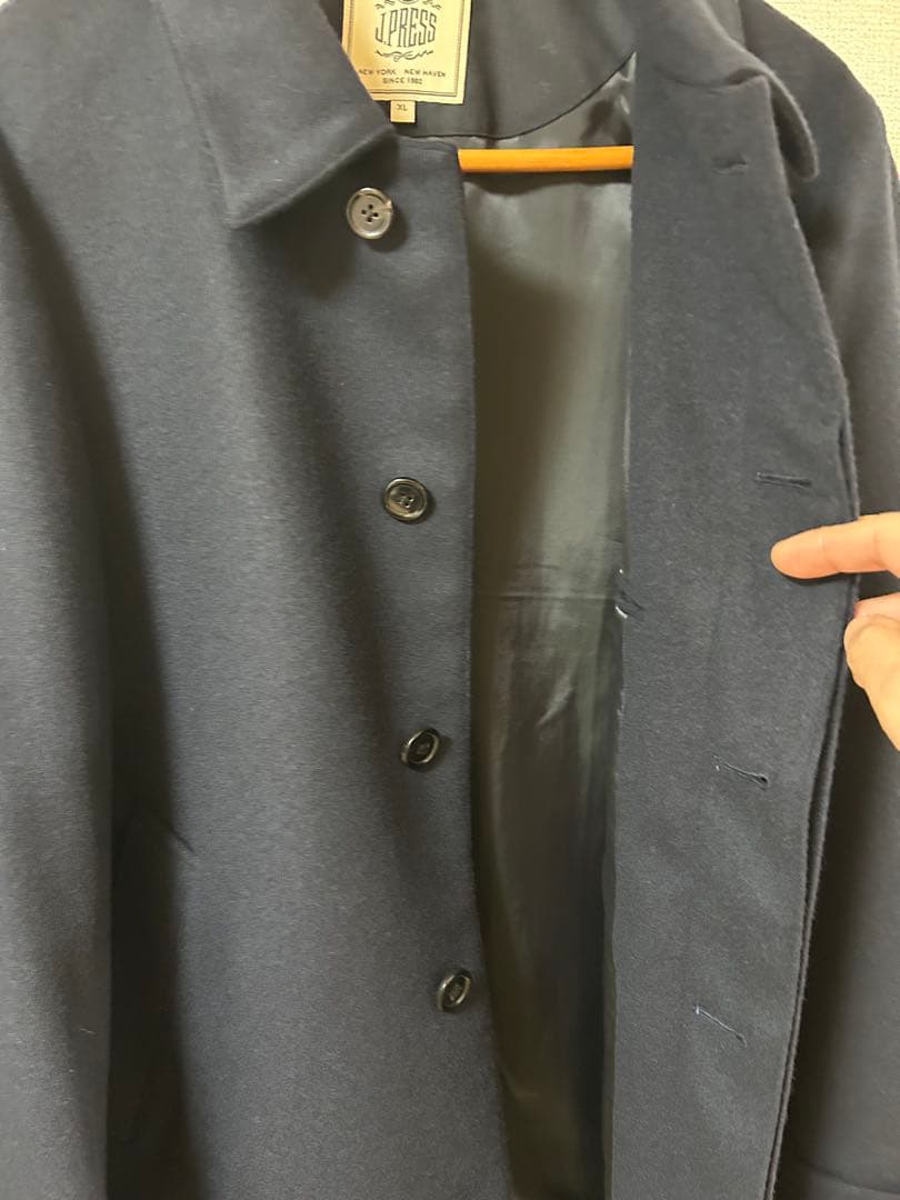 J.PRESSウールカシミアビーバーステンカラーコート