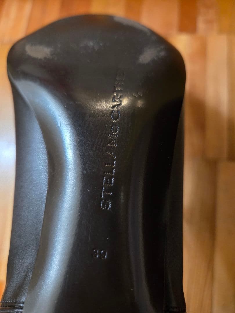 ステラマッカートニー パンプス チェーンストラップ付き ブラック 39