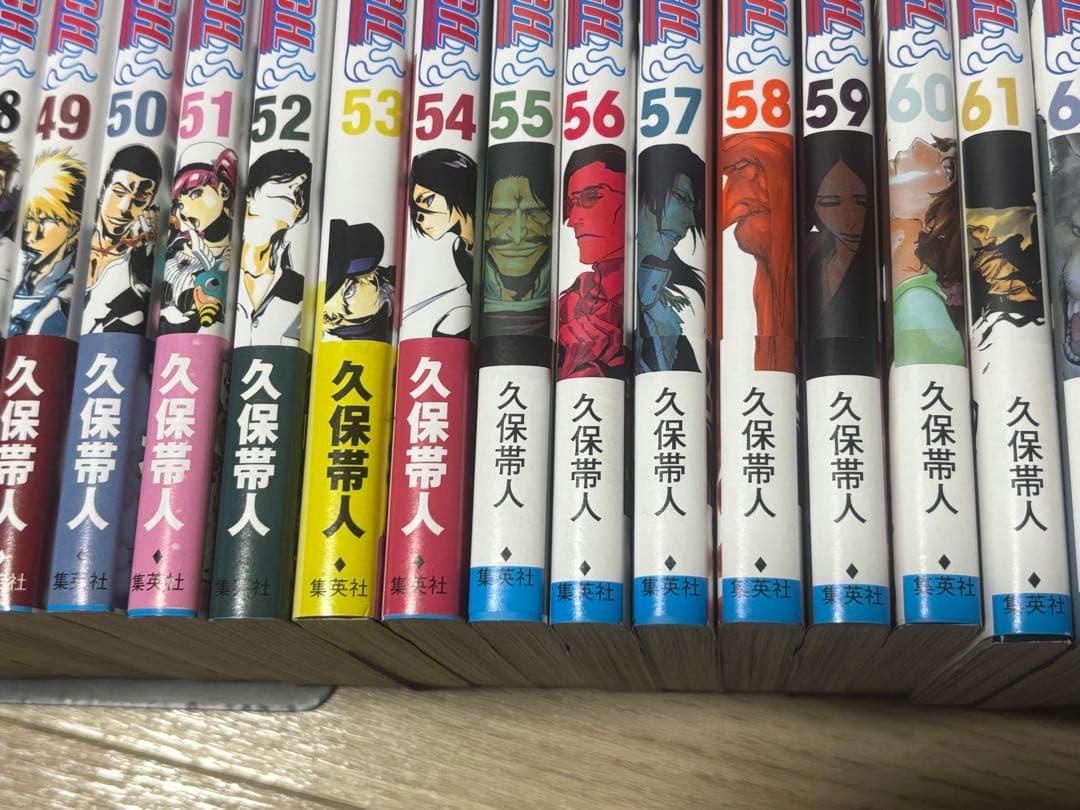 ブリーチ　全巻初版　全巻セット　帯付き　久保帯人
