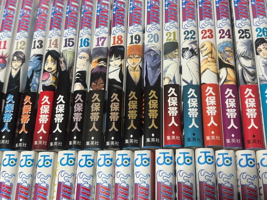 ブリーチ　全巻初版　全巻セット　帯付き　久保帯人