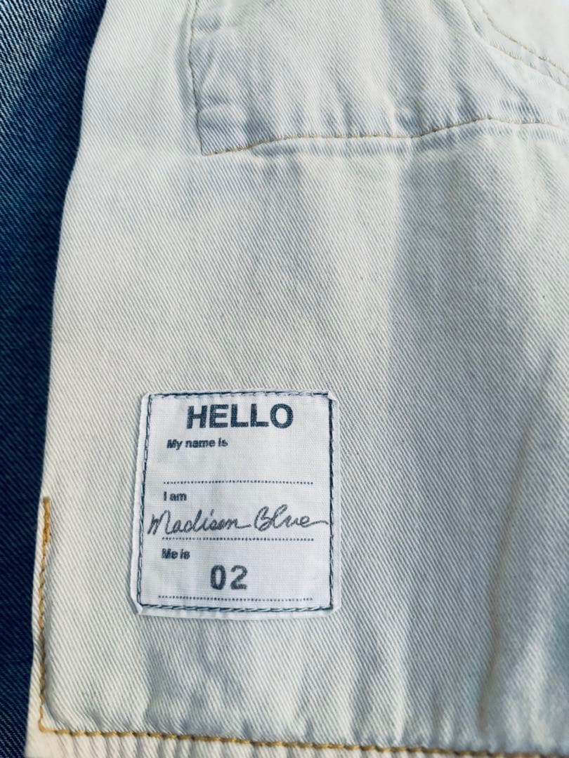 【MADISONBLUE】5PK PEMAKE A-LINEデニムスカート