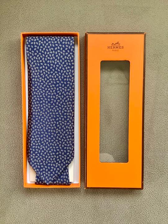 エルメス　ネクタイ　シルク100%