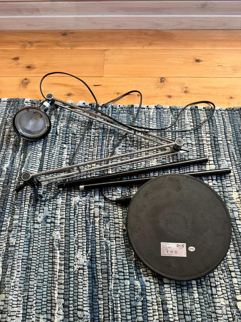 IKEA イケア ANTIFONI アンティフォニー　 フロアスタンド 黒