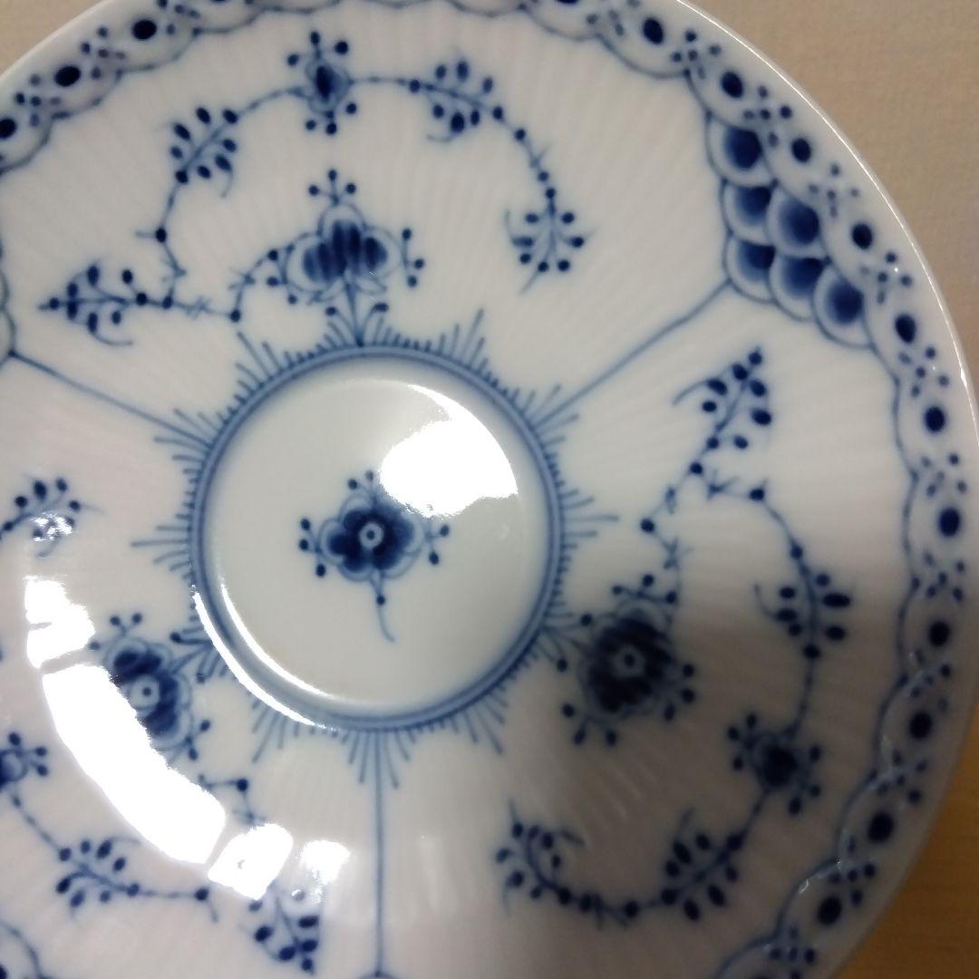  ハーフレース　カップ＆ソーサー ペア　2客