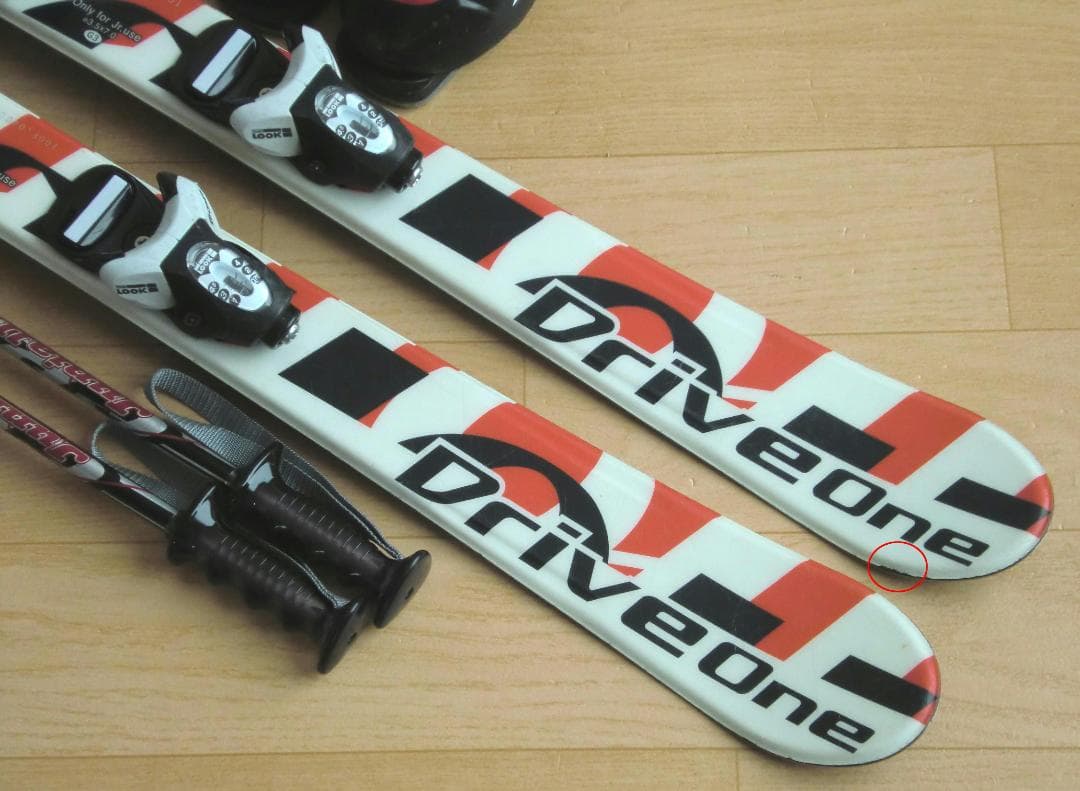 ■1月限定■送料無料■スワロー■子供用スキーセット■100/19.5■WAX済■