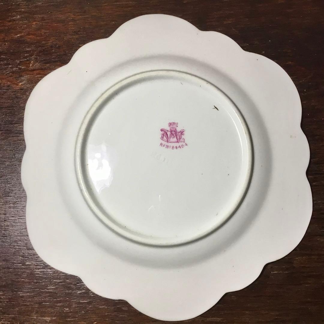 ワイルマン②◆ トリオ ◆レア ピンク シェリー デイジーシェイプ ティーカップ