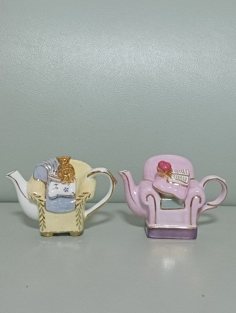 極美品  porcelain王冠マーク ティディベア ミニティーポット