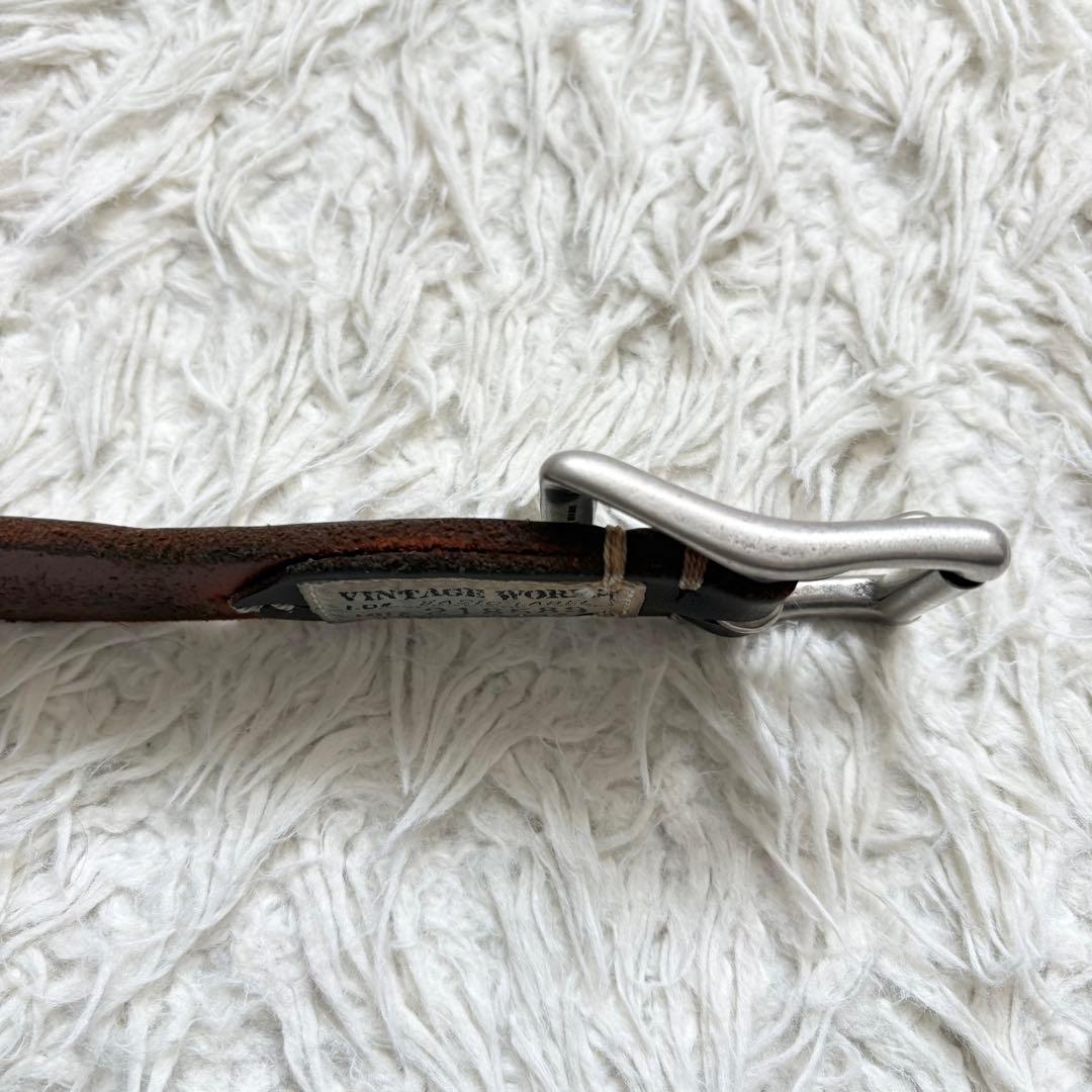 Vintage Works DH5679 35/89 レザー ベルト　缶付