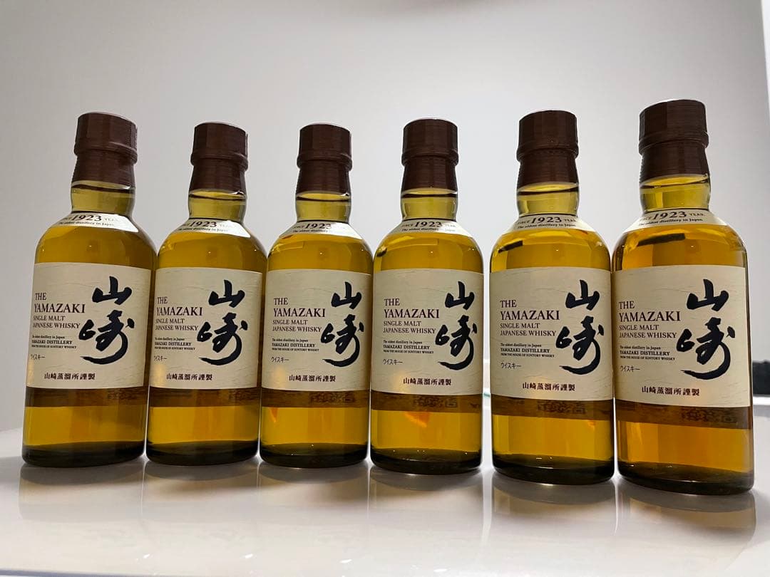 サントリー 山崎 ミニボトル 180ml 6本セット　シングルモルト