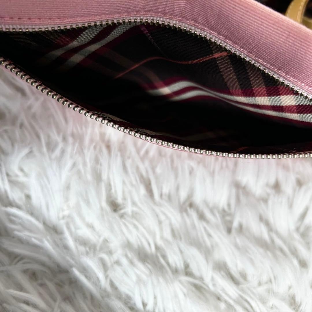 美品✨バーバリーブルーレーベル トートバッグ ノバチェック ホースロゴ 大容量