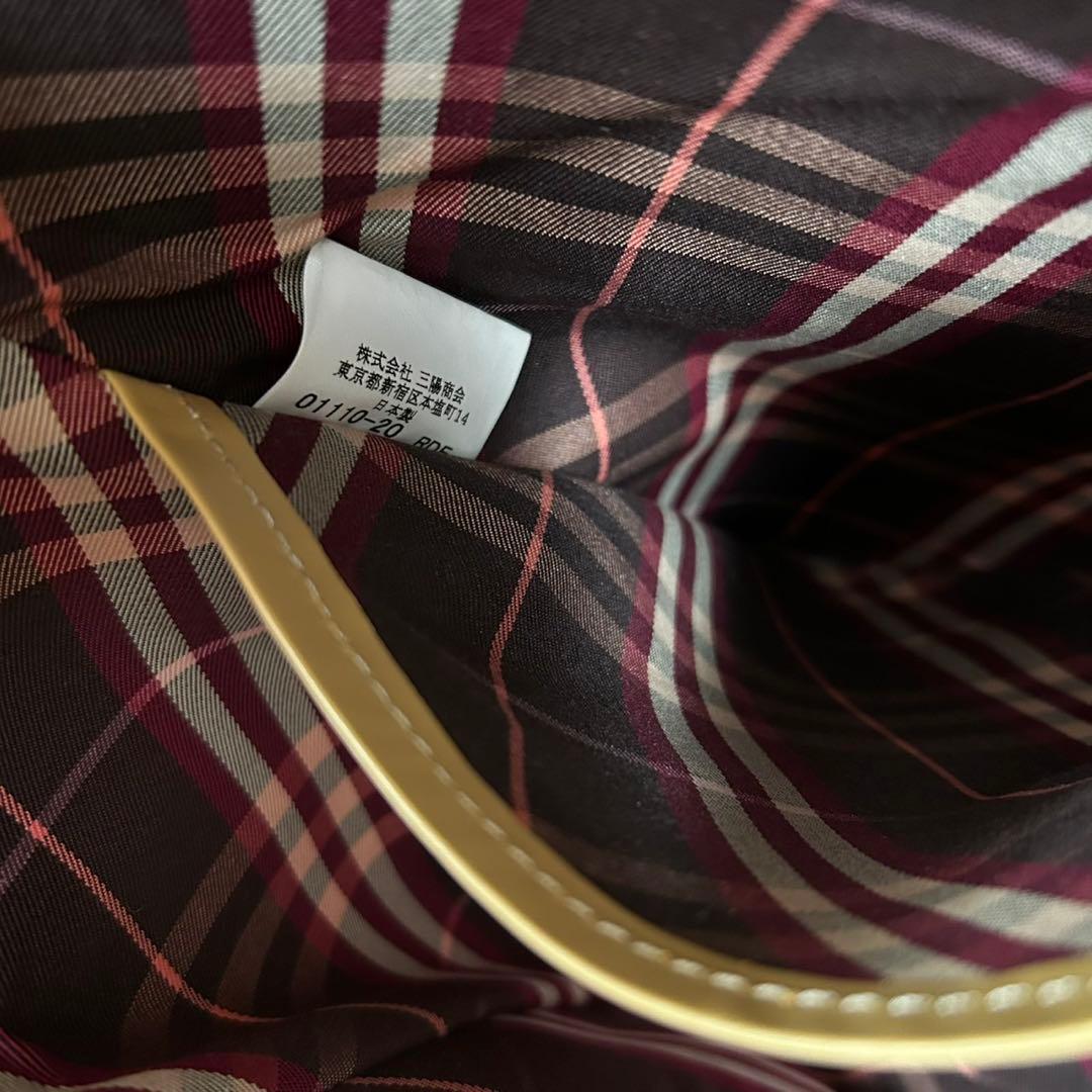 美品✨バーバリーブルーレーベル トートバッグ ノバチェック ホースロゴ 大容量