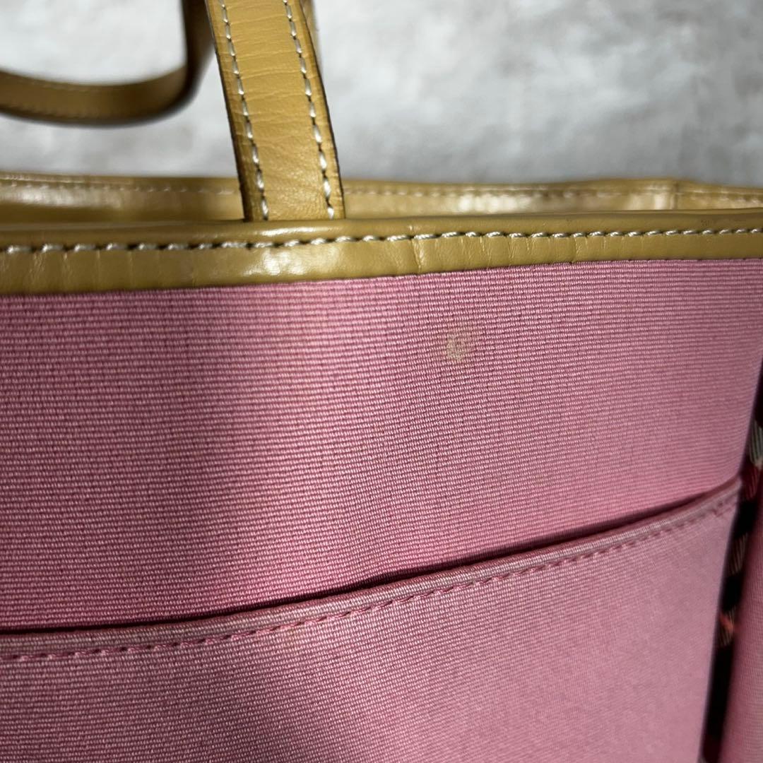 美品✨バーバリーブルーレーベル トートバッグ ノバチェック ホースロゴ 大容量