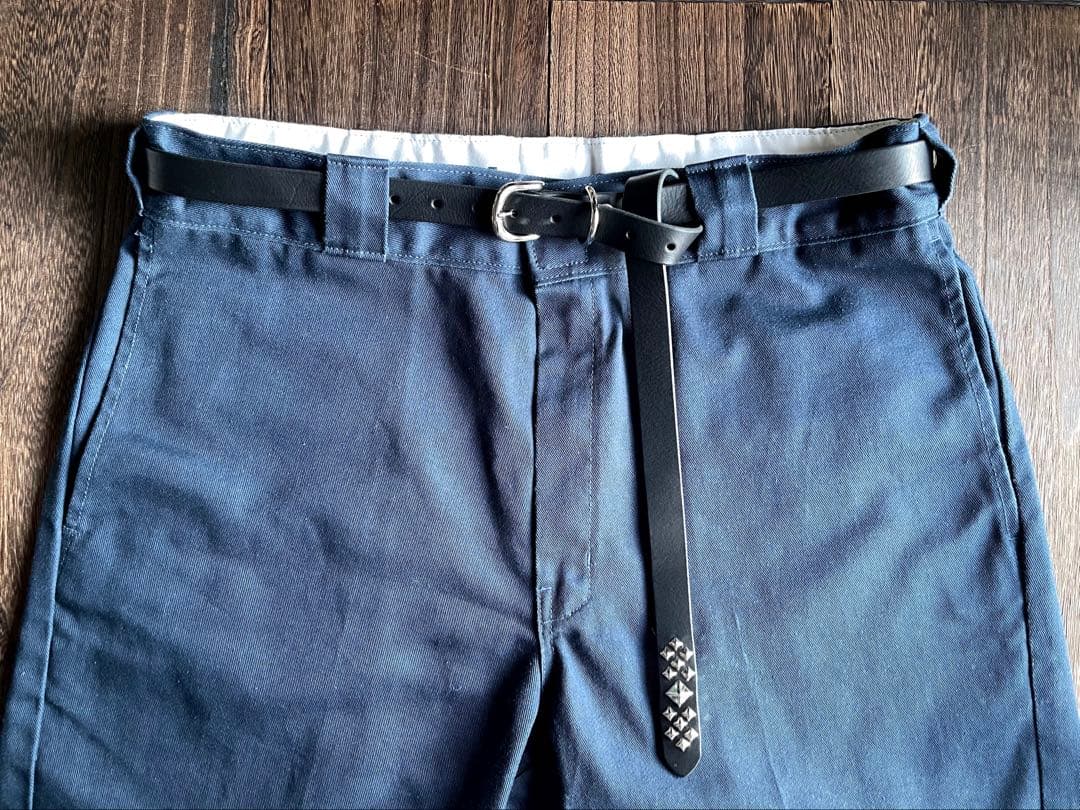 スタッズナローロングベルト　シルバー　ミッスーリ　HTC CALEE