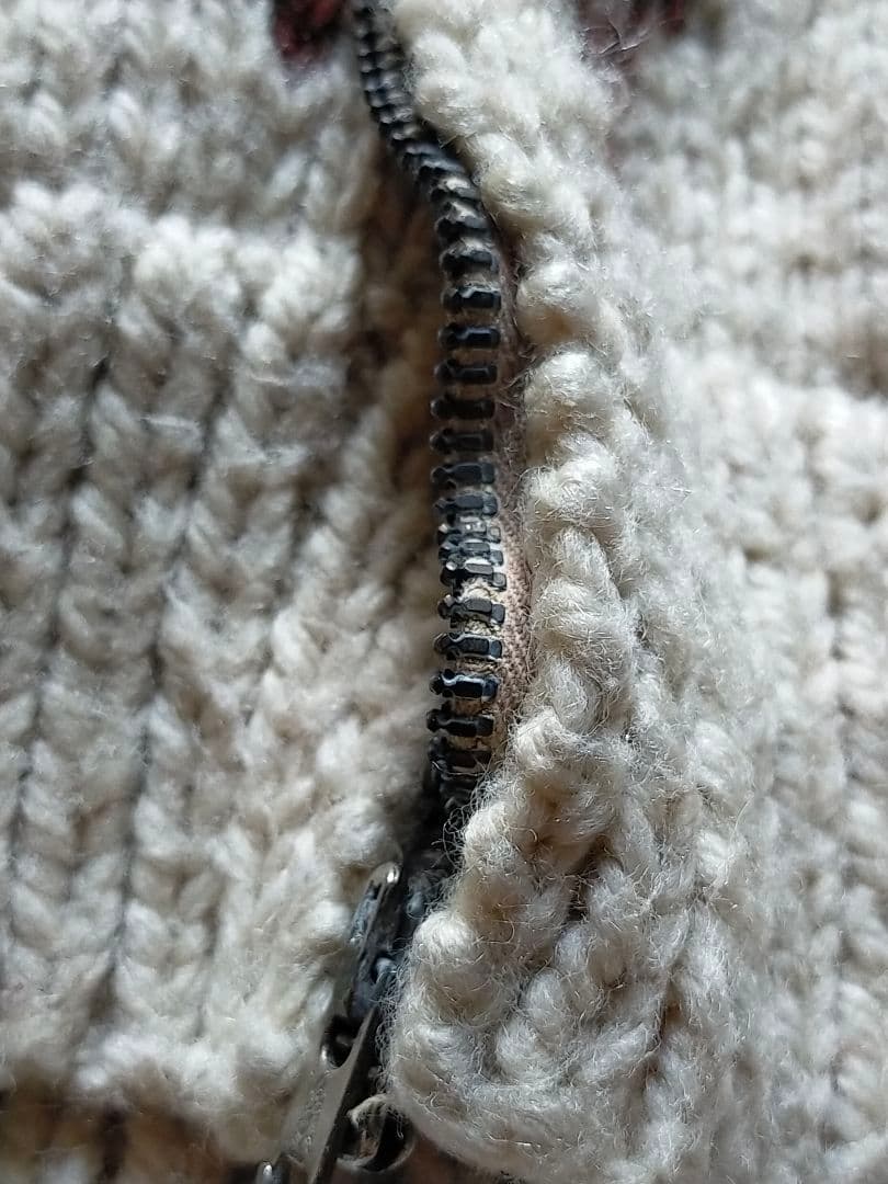 Vintage 60 70s ダイヤ柄 カウチンセーター