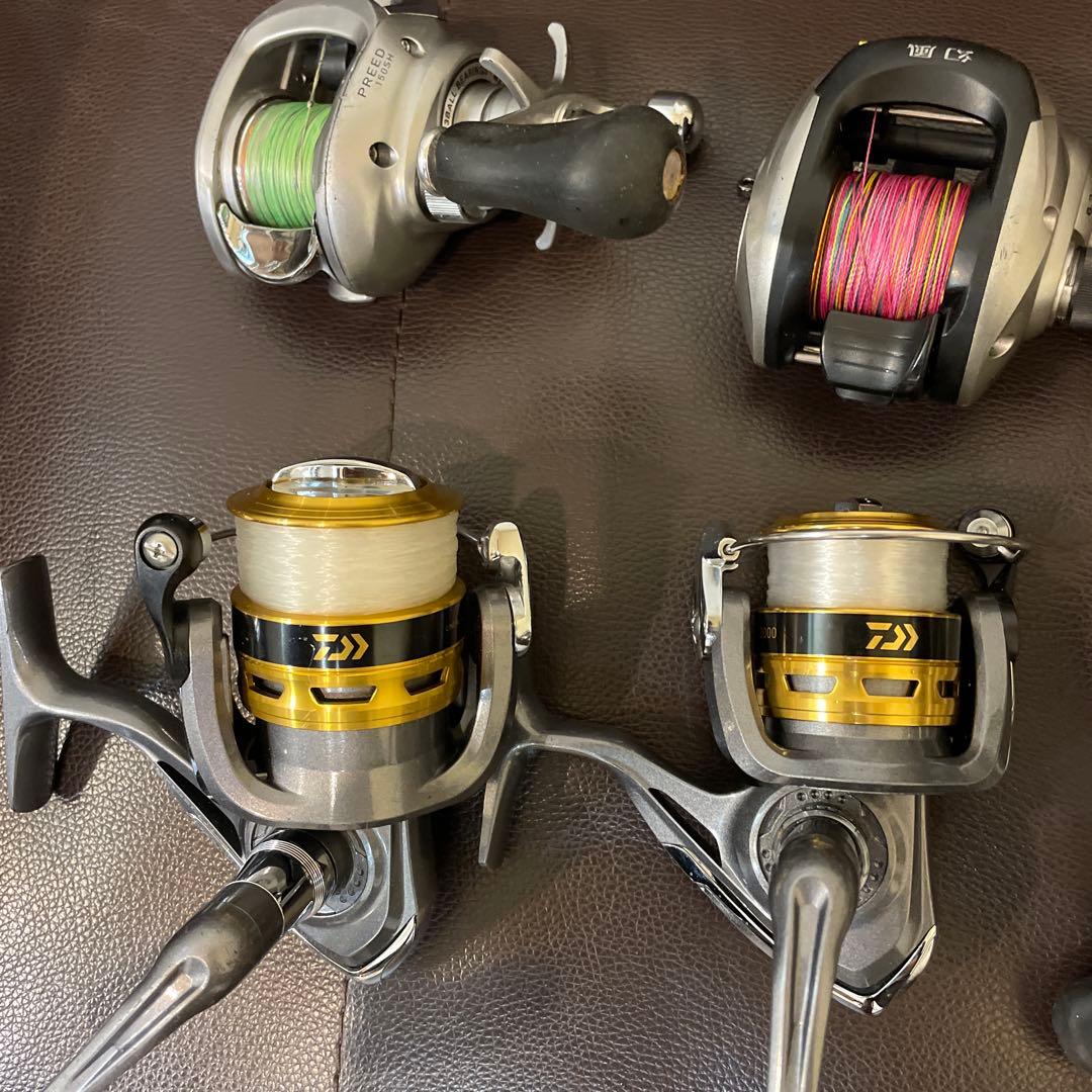 スピニング　ベイト　まとめて7台！！　ダイワ　シマノ