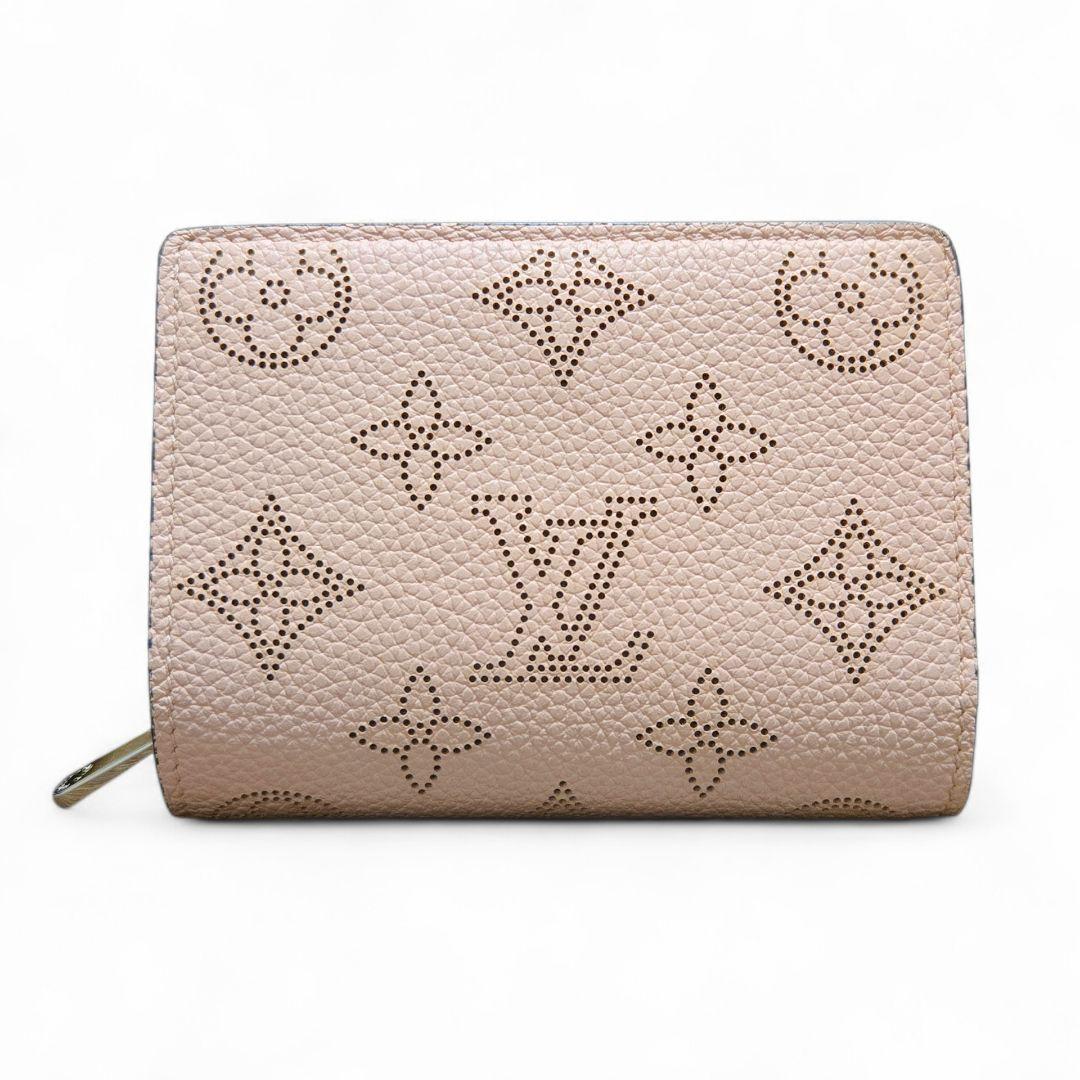 極美品✨ヴィトン マヒナ ポルトフォイユ クレア 二つ折り マグノリア ピンク