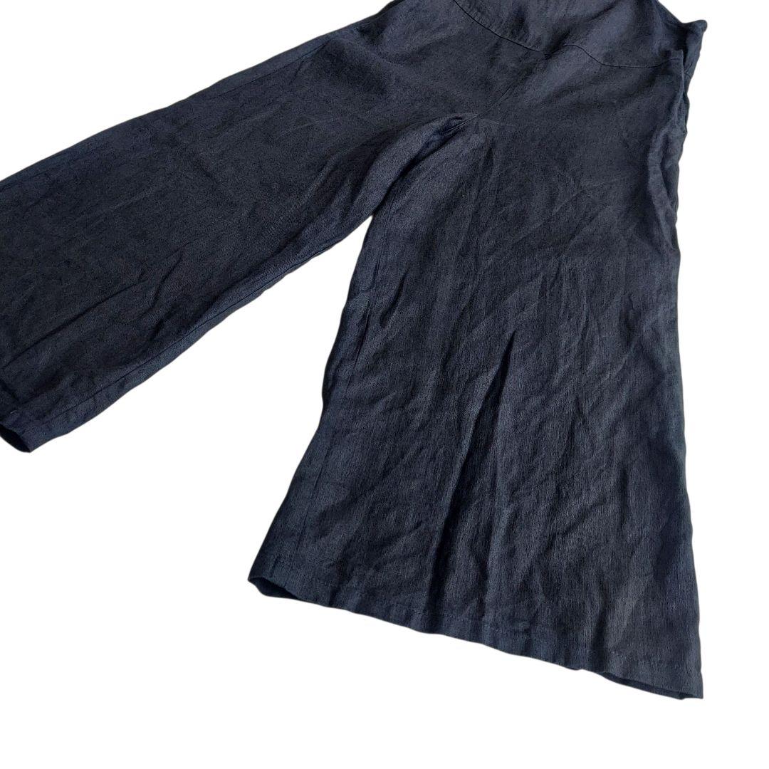 美品✨fog linen work マリ サロペット ブラック