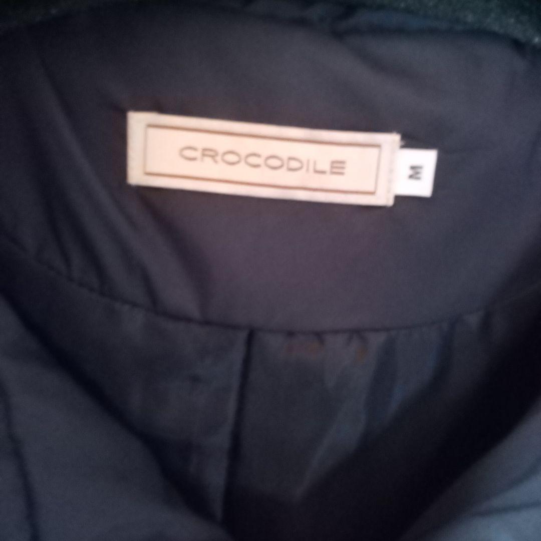 CROCODILE ネイビー ダウンジャケット Mサイズ