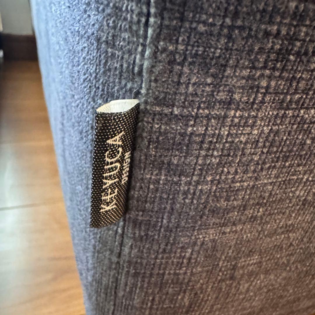 KEYUKA ケユカ L字型ソファ コーナーソファ 3人掛け ネイビー×グレー