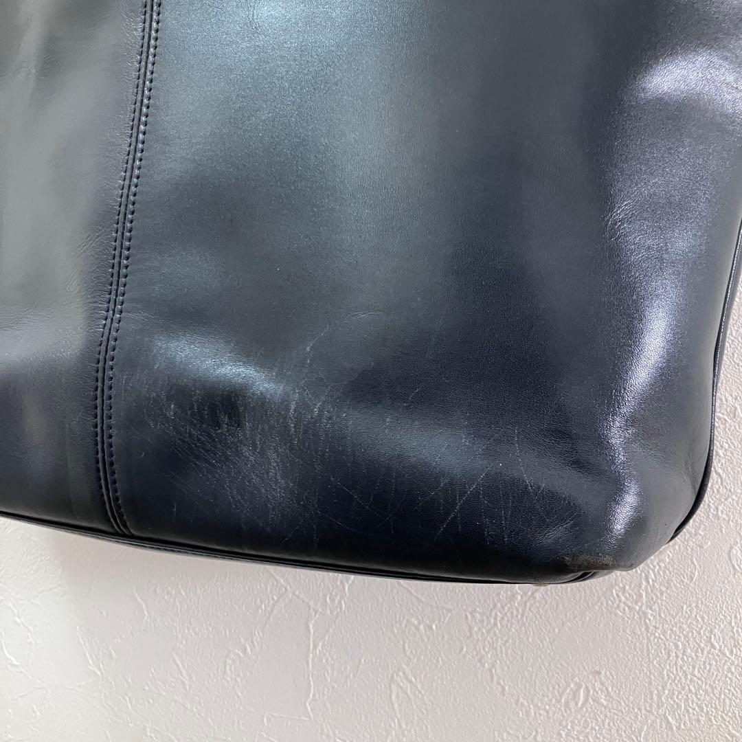 PORTER ポーター ソート ビジネス トートバッグ レザー ネイビー A4