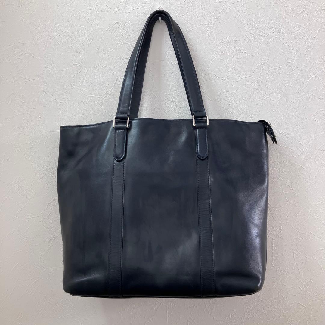 PORTER ポーター ソート ビジネス トートバッグ レザー ネイビー A4