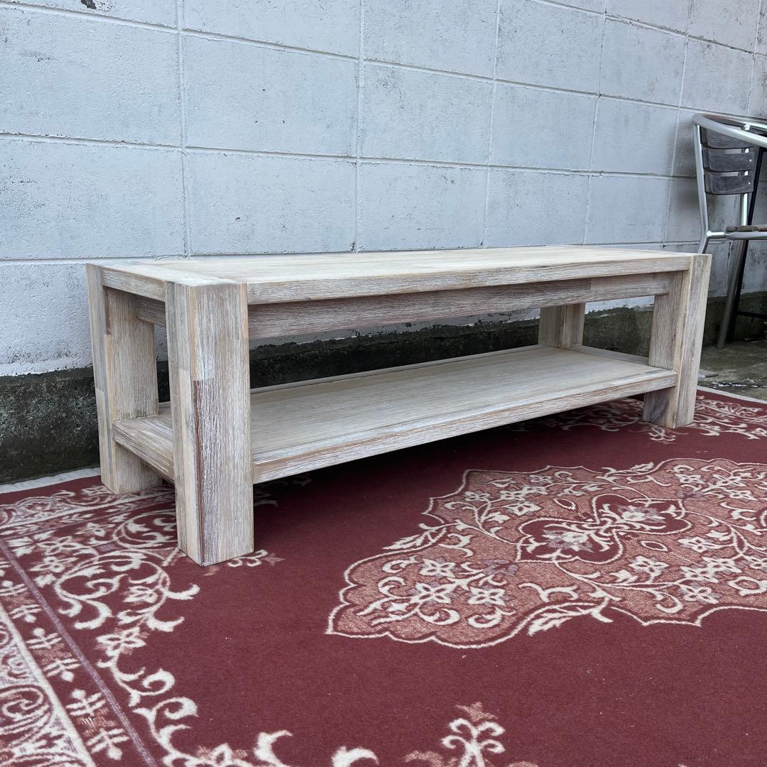 unico ウニコ◾️MANOA 木製テーブル センターテーブル テレビ台 白